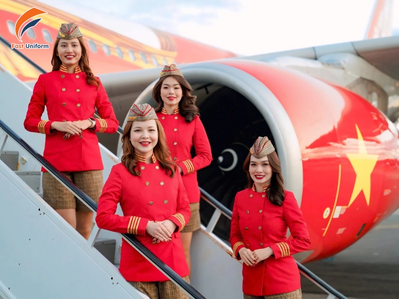 Trang phục tiếp viên hàng không phát triển từ kiểu dáng cổ điển đến hiện đại, tiện dụng