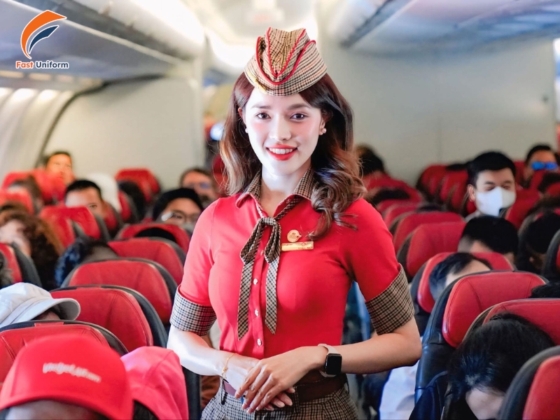 Đồng phục tiếp viên hàng không quảng bá văn hóa, nâng tầm thương hiệu và tạo hình ảnh chuyên nghiệp
