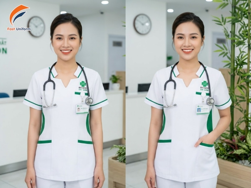Fast Uniform cung cấp đồng phục bệnh viện bền đẹp, thoải mái, chuẩn form và tối ưu chi phí