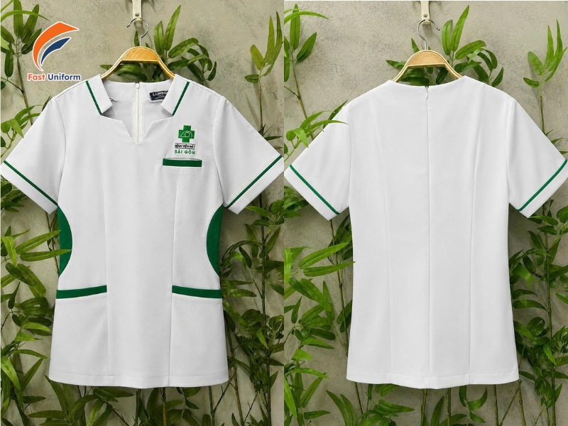 May đồng phục bệnh viện cần đảm bảo chất liệu thoáng mát, bền đẹp và chuyên nghiệp