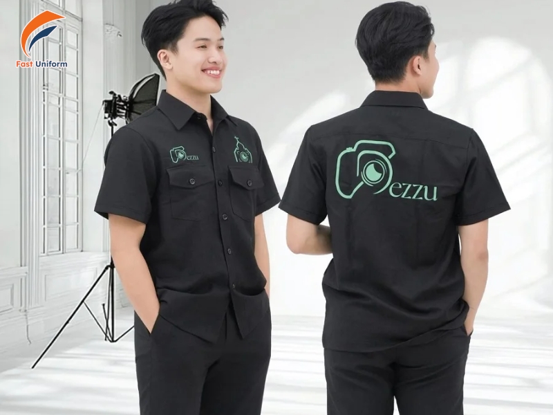 Đồng phục sơ mi studio thanh lịch, sang trọng và chuyên nghiệp