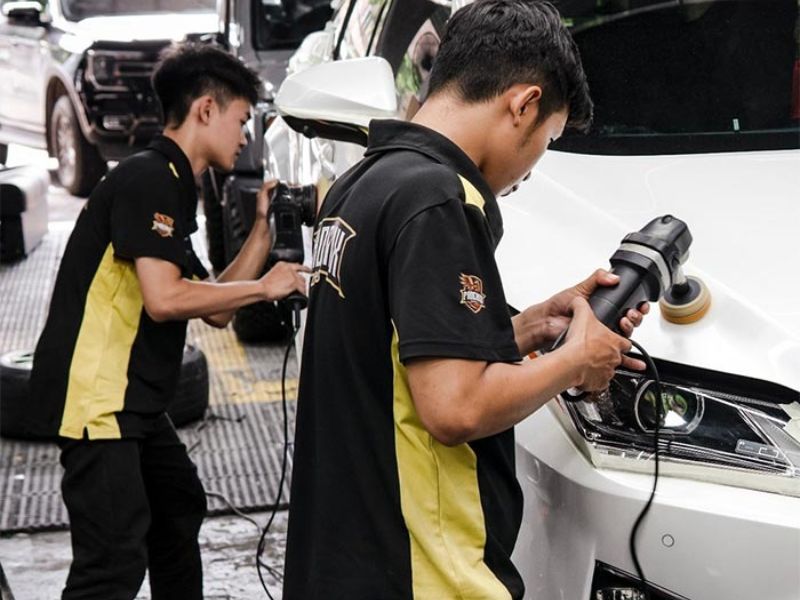Fast Uniform may đồng phục gara ô tô theo yêu cầu, đa dạng thiết kế, chất liệu