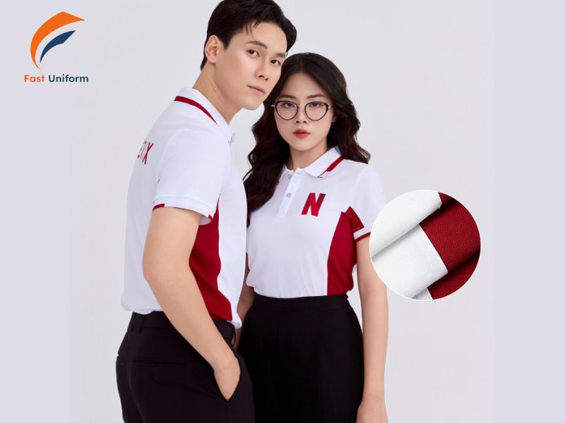 Đồng phục áo thun polo hãng xe hơi phối màu