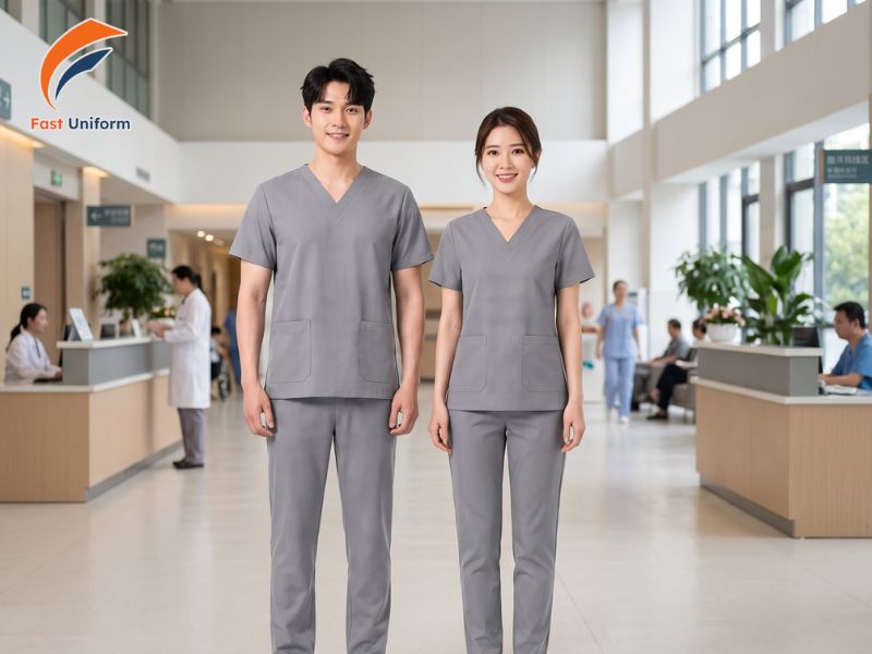 Đồng phục bệnh viện quốc tế chú trọng sự thoải mái, chuyên nghiệp