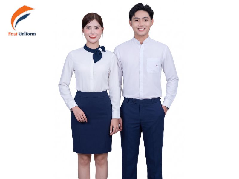 Đồng phục hành chính và hỗ trợ cần lịch sự, thoải mái và đồng bộ nhận diện bệnh viện