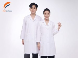 May đồng phục áo blouse bác sĩ