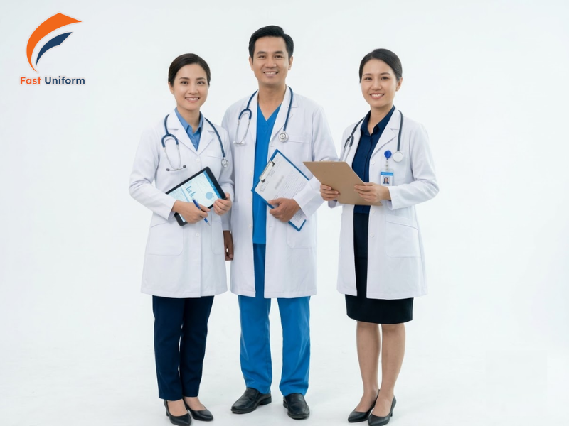 Fast Uniform triển khai quy trình may đồng phục bệnh viện quốc tế chuyên nghiệp, minh bạch